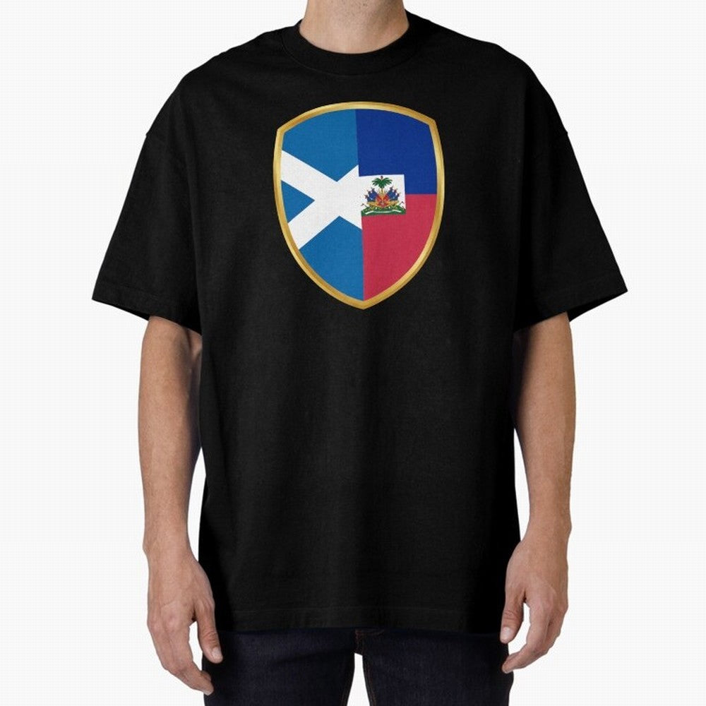 Copy of FIFA World Cup -Scotland v Haiti Oversized T-Shirt Bring Global Tournament Vibes to FIFA World Cup 2026 Group Stage for Fans of Messi, CR7 and Mbappe and Brazil, Portugal and Argentina, Bringing Football History, Final Match Energy, Crowd