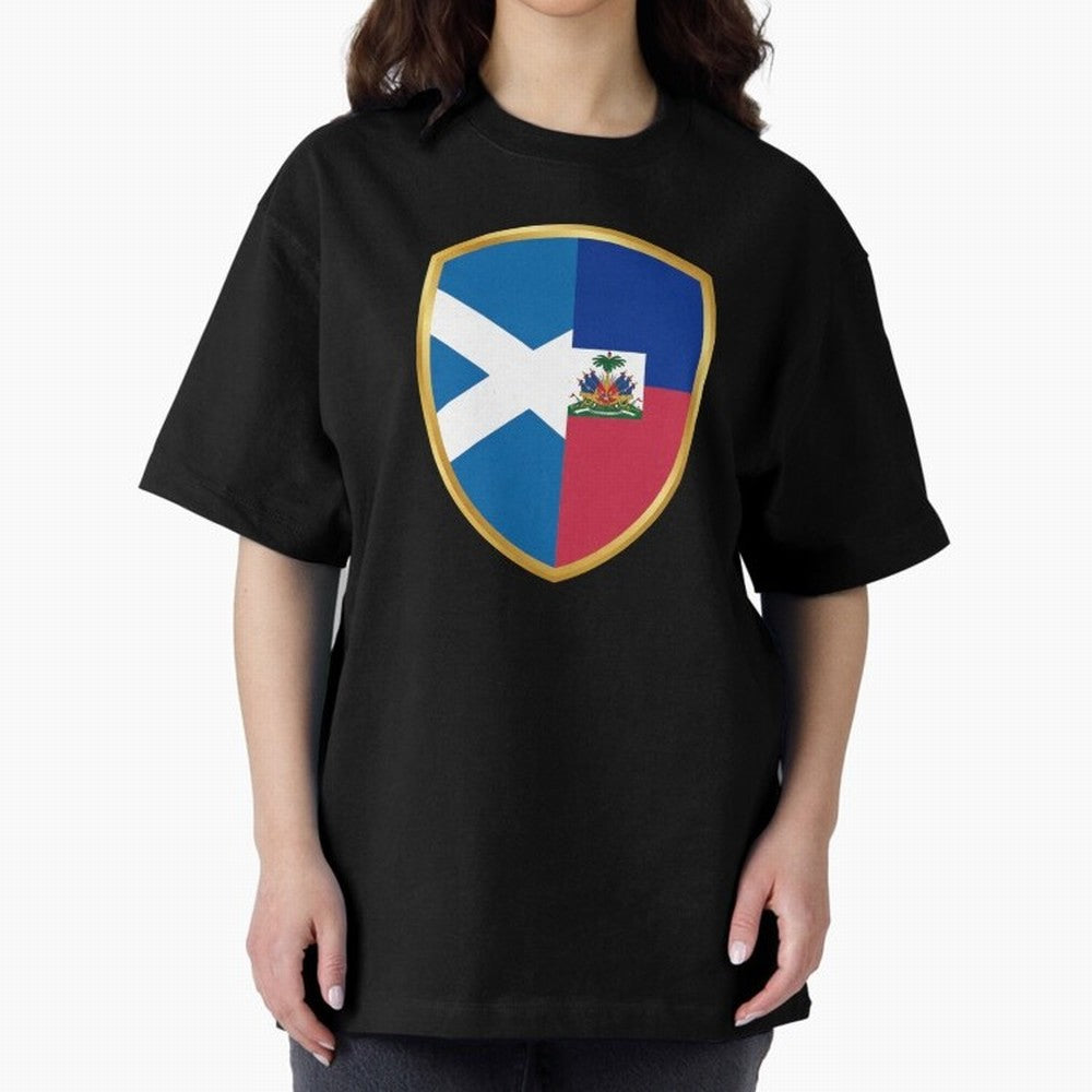 Copy of FIFA World Cup -Scotland v Haiti Oversized T-Shirt Bring Global Tournament Vibes to FIFA World Cup 2026 Group Stage for Fans of Messi, CR7 and Mbappe and Brazil, Portugal and Argentina, Bringing Football History, Final Match Energy, Crowd
