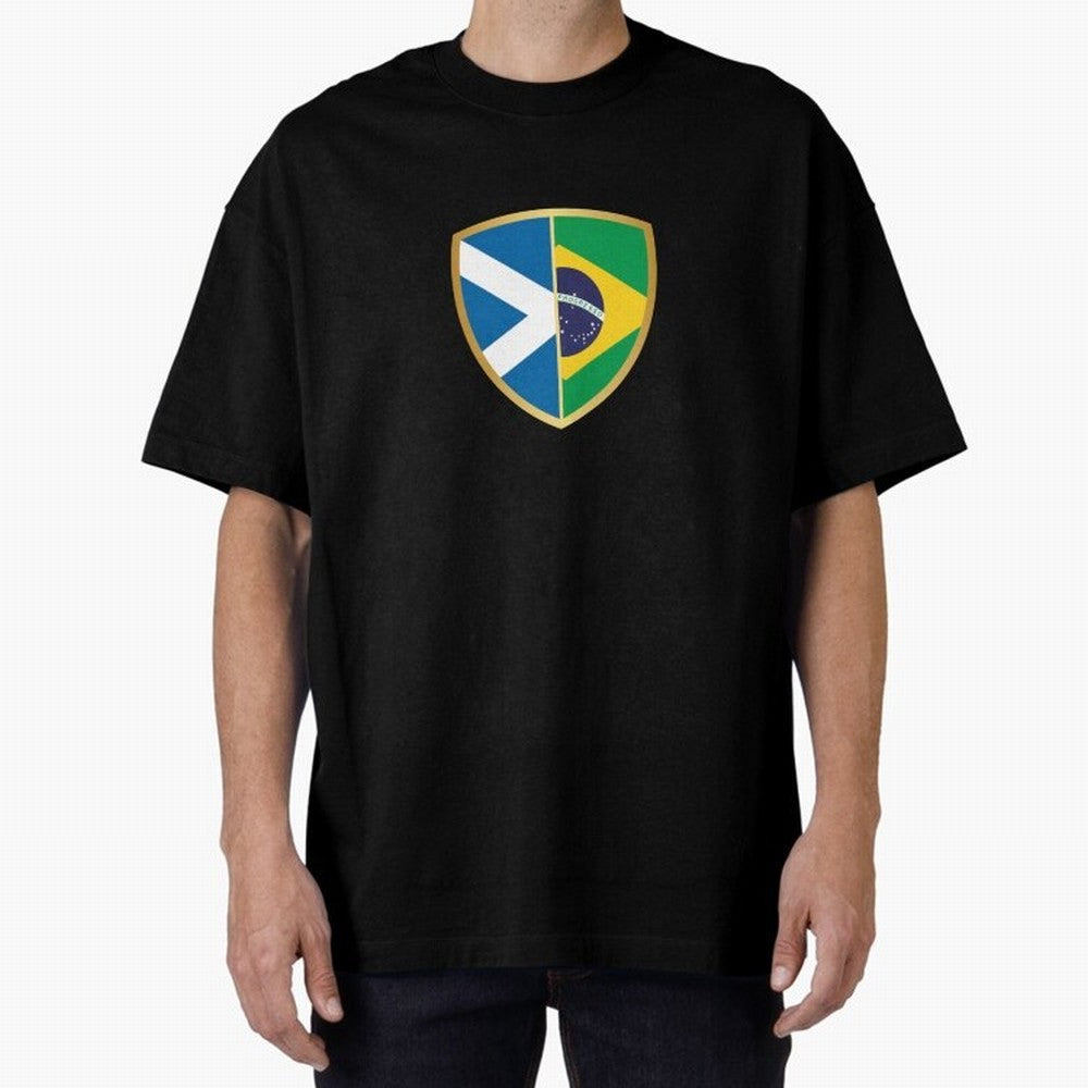FIFA World Cup -Scotland v Brazil Oversized T-Shirt Represent Fans Who Live for Match Day Hype around FIFA World Cup 2026 Group Stage, Messi, Germany, Goal Celebration Energy, Supporter Heritage, Football Icons and Worldwide Tournament Joy; Perfect