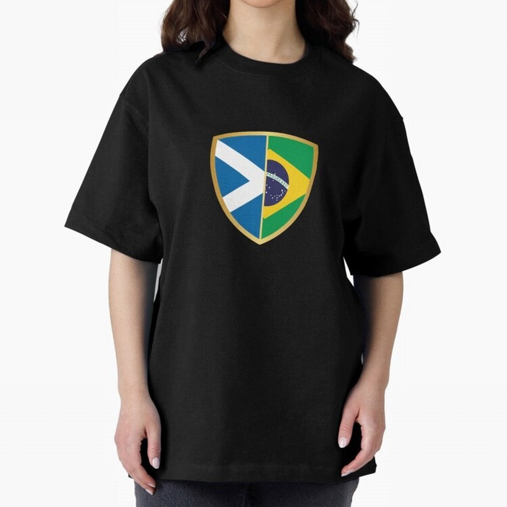 FIFA World Cup -Scotland v Brazil Oversized T-Shirt Represent Fans Who Live for Match Day Hype around FIFA World Cup 2026 Group Stage, Messi, Germany, Goal Celebration Energy, Supporter Heritage, Football Icons and Worldwide Tournament Joy; Perfect