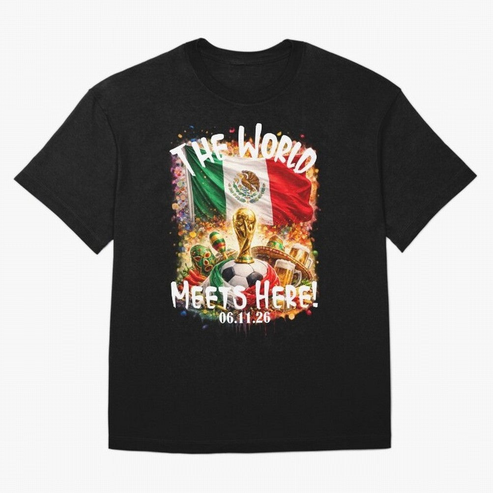 2026 World Cup Oversized T-Shirt Build FIFA World Cup 2026 USA Canada Mexico Spirit, Highlighting Spain and Netherlands, CR7, Match Day Excitement, Supporter Culture, Golden Goals and Global Football Passion; Created for Match Day Parties, Soccer
