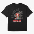 World cup 26 - Switzerland Oversized T-Shirt Make Your Look Match Match Day Hype around FIFA World Cup 2026 USA Canada Mexico, Haaland, Brazil, Portugal and Argentina, Classic Soccer Heritage, Championship Pressure, Fan Loyalty and International