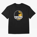 Golden Green Kangaroo Emblem Go Australia 2026 Supporter Design T-Shirt_83662099 Oversized T-Shirt Celebrate the Stars of Match Day Hype around FIFA World Cup 2026 Group Stage, Cristiano Ronaldo, Haaland and CR7, Netherlands, Stadium Memories,