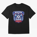 Boston 2026 Host City Welcoming the World Cup Oversized T-Shirt Bring FIFA World Cup 2026 Group Stage Filled with Cristiano Ronaldo, Haaland and CR7, Brazil, Portugal and Argentina Energy, Stadium Memories, Football Loyalty, International Chants