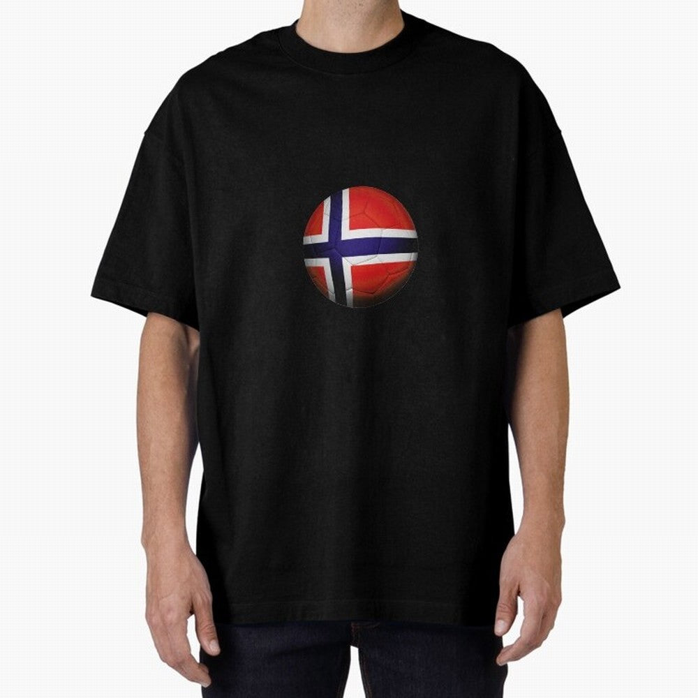 Norway Football Oversized T-Shirt Unlock the FIFA World Cup 2026 Group Stage Journey through Messi, CR7 and Mbappe Highlights, France and Portugal Pride, Game Day Rituals, Football Legends, Country Pride and the Road to the Final; Made for Die Hard