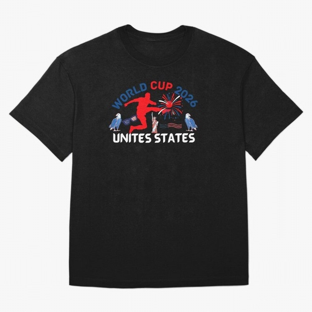World cup 2026 unisex T-shirt World cup soccer North America 2026 Soccer World cup 26 USA Oversized T-Shirt Honor the Beautiful Game during FIFA World Cup 2026 for Fans of Messi and England, Bringing Soccer Culture, Superstar Moments, National Team