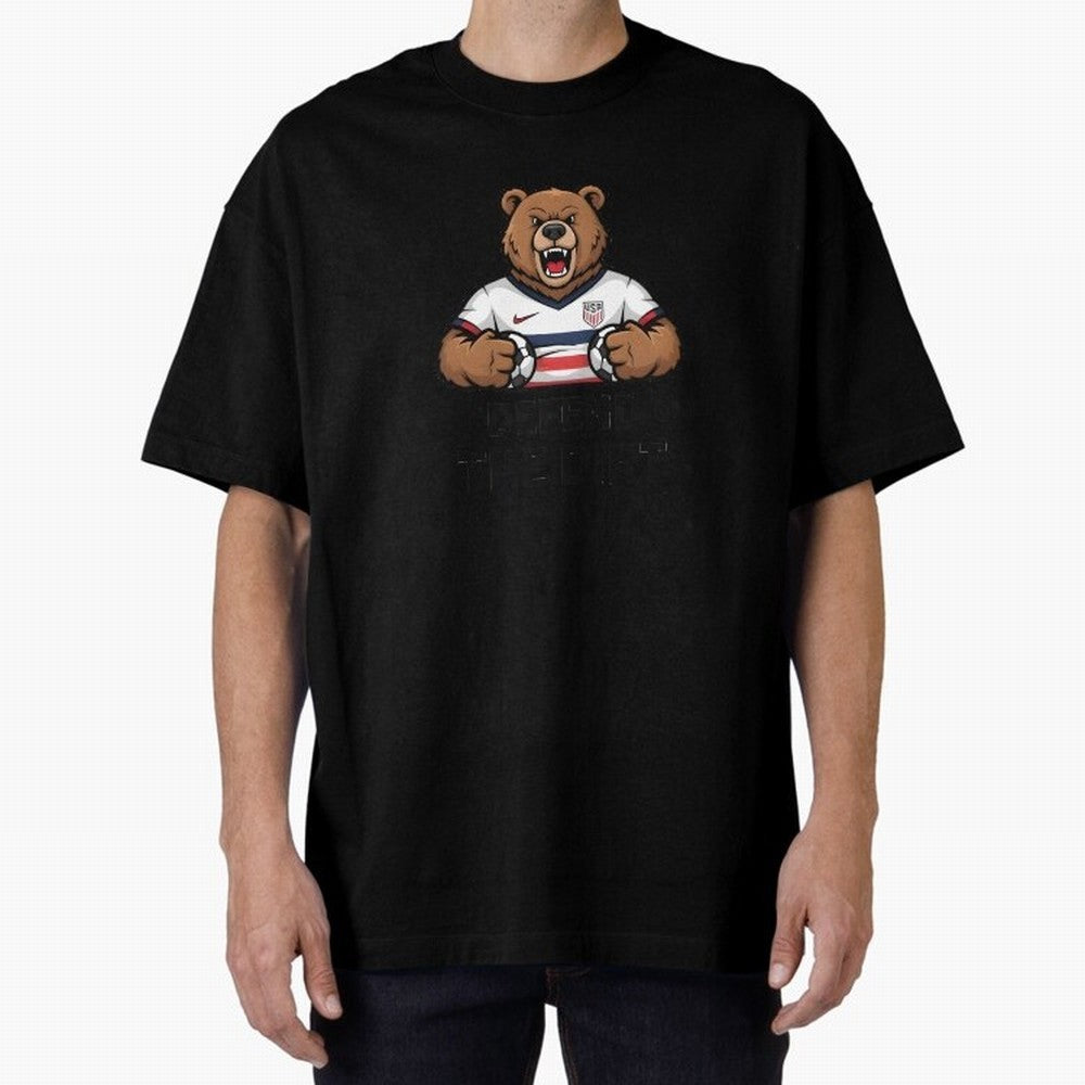 USA - World Cup 2026 Oversized T-Shirt Bring Champion Energy into FIFA World Cup 2026 USA Canada Mexico Spirit, Driven by Brazil, CR7 and Messi, Global Supporter Spirit, Legendary Goals, National Colors and Tournament Celebration; Ideal for