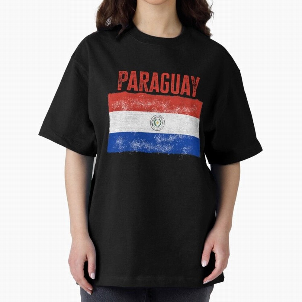 Paraguay Oversized T-Shirt Bring Legendary Rivalry Energy to the FIFA World Cup 2026 Journey through Mbappe Highlights, England Pride, Worldwide Fan Energy, Dramatic Goals, Stadium Lights and Championship Celebrations; Made for Collectors Who Enjoy