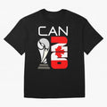 Canada 2026 Soccer World Cup Trophy Canadian Flag Design Oversized T-Shirt Live for the Drama of Match Day Hype around FIFA World Cup 2026 USA Canada Mexico, Neymar, Haaland and Cristiano Ronaldo, Germany, Football History, Final Match Energy,