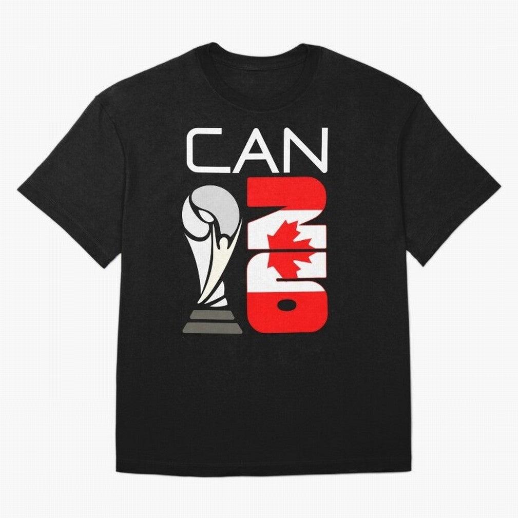 Canada 2026 Soccer World Cup Trophy Canadian Flag Design Oversized T-Shirt Live for the Drama of Match Day Hype around FIFA World Cup 2026 USA Canada Mexico, Neymar, Haaland and Cristiano Ronaldo, Germany, Football History, Final Match Energy,