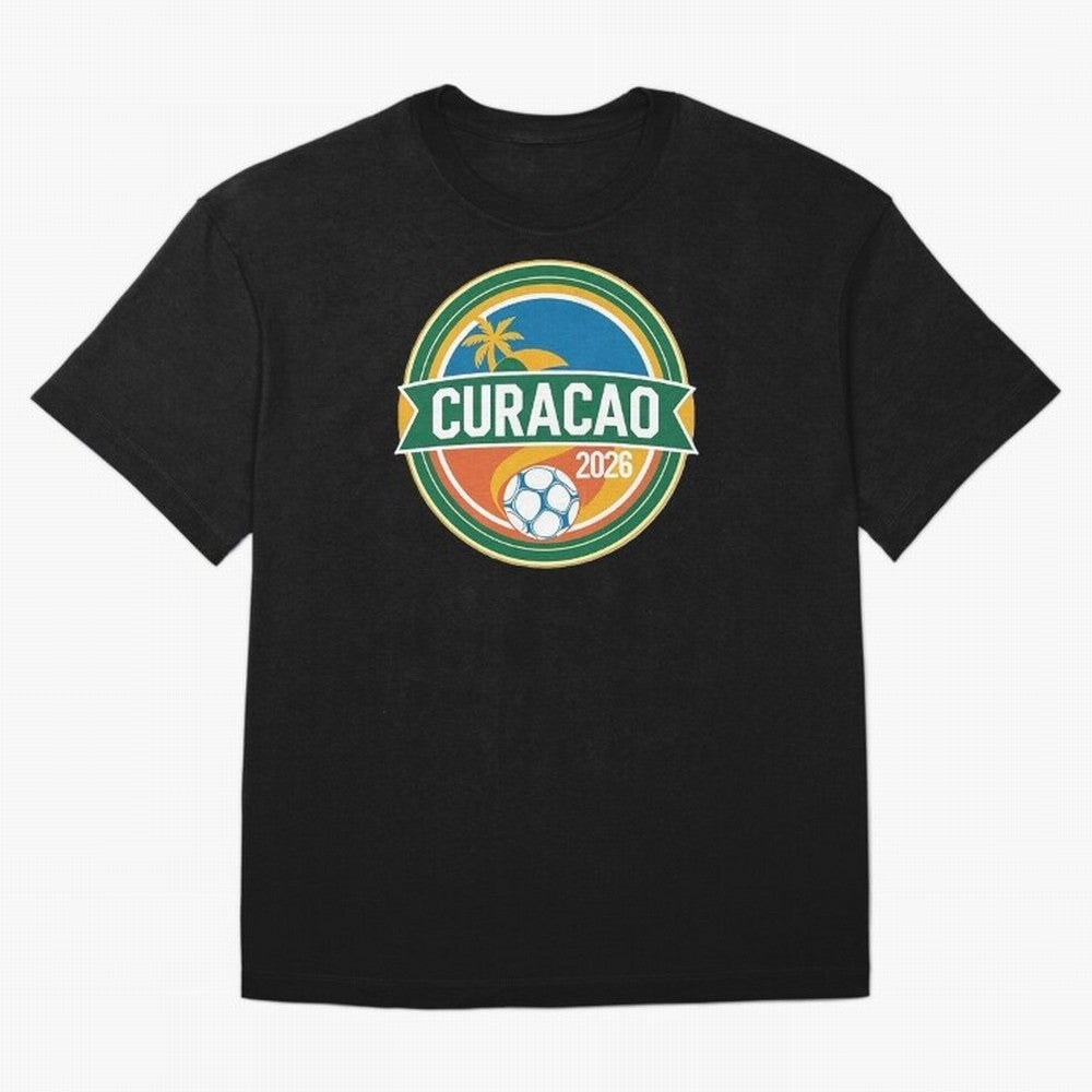 Curacao WC 2026 Oversized T-Shirt Wear the Spirit of the FIFA World Cup 2026 USA Canada Mexico Journey through Cristiano Ronaldo, Haaland and CR7 Highlights, Portugal Pride, Match Day Excitement, Supporter Culture, Golden Goals and Global Football