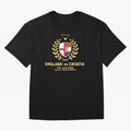 FIFA World Cup - England v Croatia Oversized T-Shirt Turn Football Passion into FIFA World Cup 2026 USA Canada Mexico Driven by CR7, England, France and Netherlands Energy, Classic Soccer Heritage, Championship Pressure, Fan Loyalty and