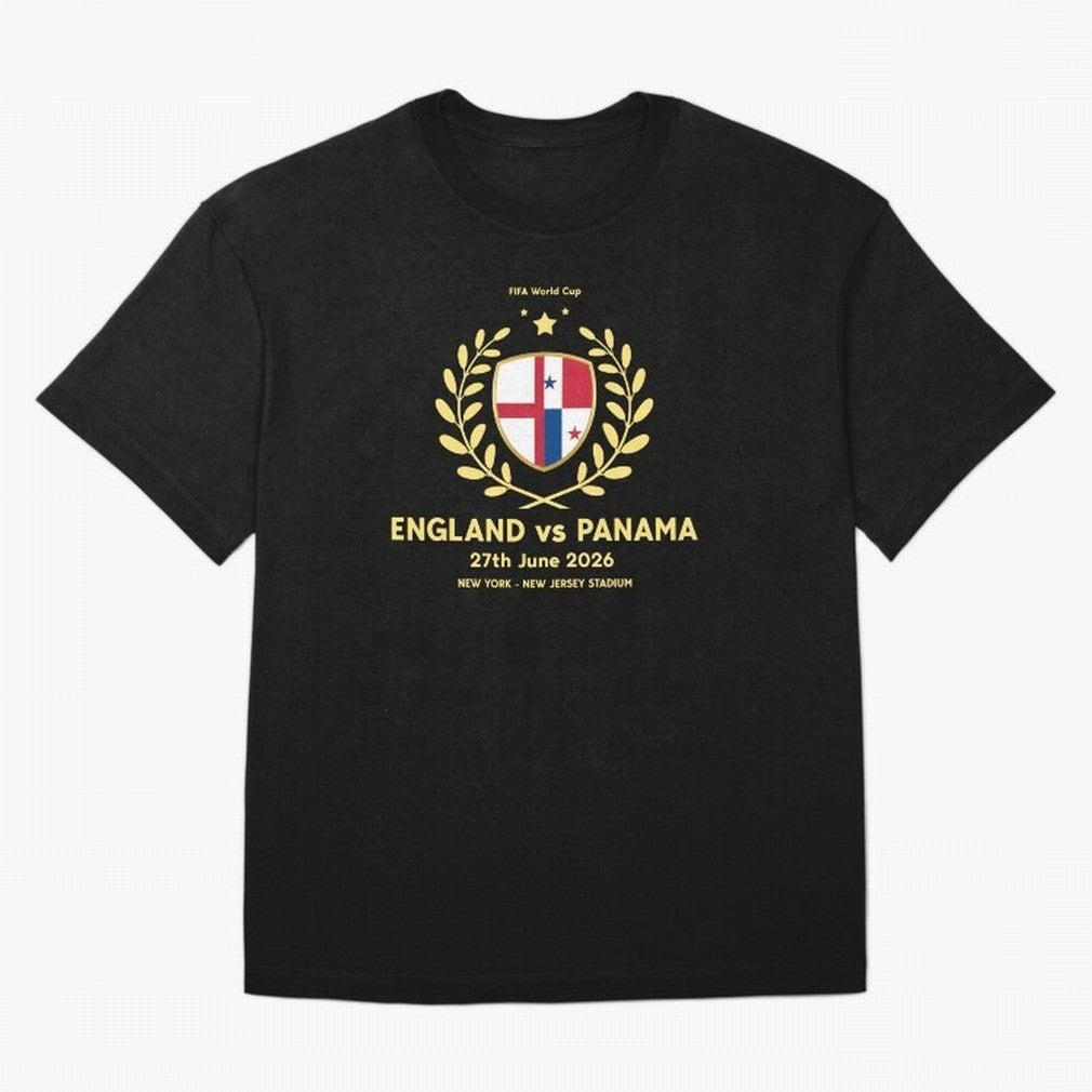 FIFA World Cup - England v Panama Oversized T-Shirt Bring Match Day Fire to Global Football Passion for FIFA World Cup 2026 USA Canada Mexico, Highlighting Neymar, Haaland and Cristiano Ronaldo, Argentina, France and Brazil, Worldwide Fan Energy,