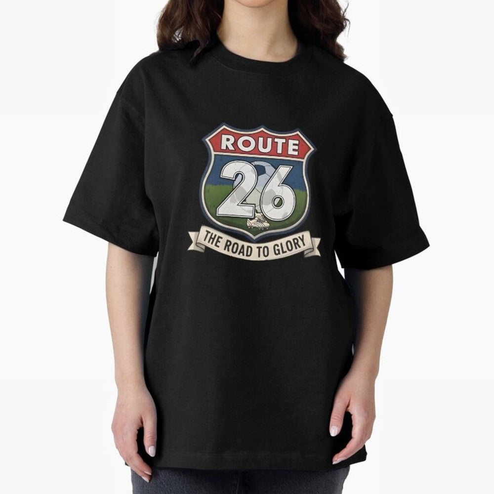 USA - World Cup 2026 Oversized T-Shirt Turn Football Passion into Global Football Passion for FIFA World Cup 2026, Capturing Messi, CR7 and Mbappe, France and Portugal, Retro Football Energy, Iconic Rivalries, Trophy Chase Drama and Stadium
