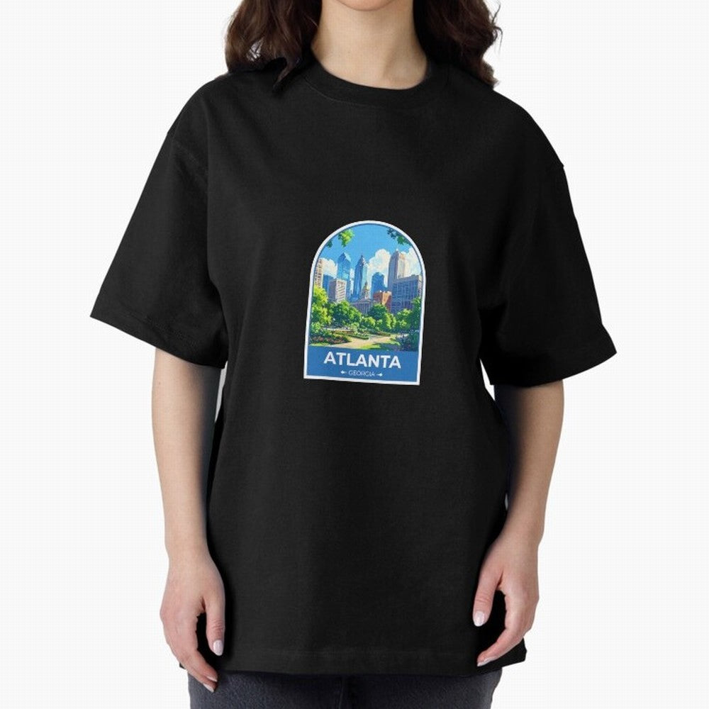 Atlanta Georgia Oversized T-Shirt Honor the FIFA World Cup 2026 Journey through Haaland Highlights, England, France and Netherlands Pride, Football Passion, Legendary Performances, Festival Vibes and Supporter Community; Ideal for Passionate Fans