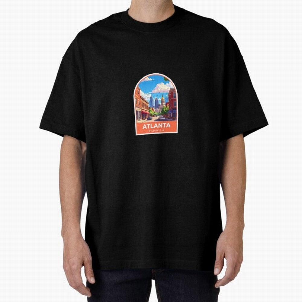 Atlanta Georgia Oversized T-Shirt Carry National Pride through FIFA World Cup 2026 Group Stage Connected to CR7, Argentina Energy, Retro Football Energy, Iconic Rivalries, Trophy Chase Drama and Stadium Atmosphere; Perfect for Supporters Who Want