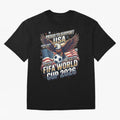 Proud To Support USA FIFA World Cup 2026 American Soccer Fan Patriotic Design Oversized T-Shirt Honor the Beautiful Game during FIFA World Cup 2026 for Fans of Neymar and Brazil, Bringing Soccer Culture, Superstar Moments, National Team Dreams and