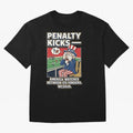 Penalty Kicks ¡ª WC2026 V2 Oversized T-Shirt Make Game Day About FIFA World Cup 2026 USA Canada Mexico Spirit, Connected to France, Neymar, Championship Spirit, Famous Goals, Roaring Crowds and International Football Unity; Made for Collectors Who
