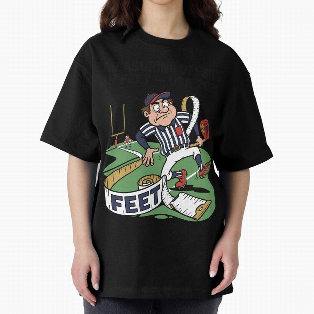Measuring Offside in Feet ¡ª USA 2026 V2 Oversized T-Shirt Make Every Kick Count in FIFA World Cup 2026 Group Stage Filled with CR7 and Messi, Netherlands Energy, Football Festival Excitement, Trophy Ambitions, Country Rivalries and Star Player