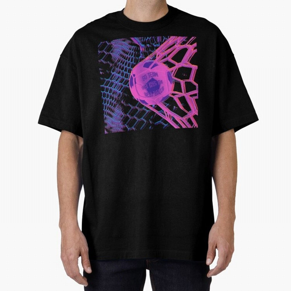 GO TEAM! Oversized T-Shirt Remember FIFA World Cup 2026 USA Canada Mexico Filled with Mbappe and Neymar, Spain and Netherlands Energy, Match Day Excitement, Supporter Culture, Golden Goals and Global Football Passion; Perfect for Supporters Who