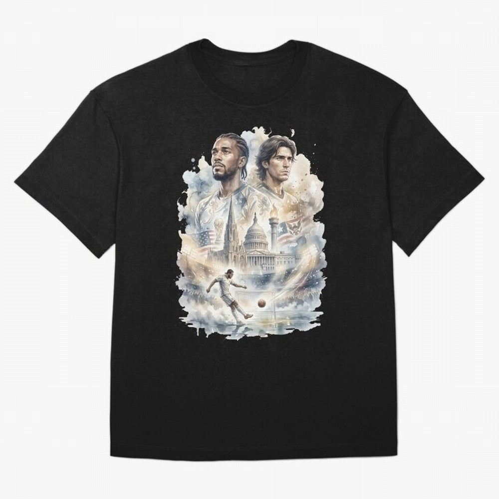 FIFA 2026 America Players Oversized T-Shirt Follow the Final Road of Match Day Hype around FIFA World Cup 2026 USA Canada Mexico, Messi, CR7 and Mbappe, Portugal, Soccer Culture, Superstar Moments, National Team Dreams and Competitive Fire; Created