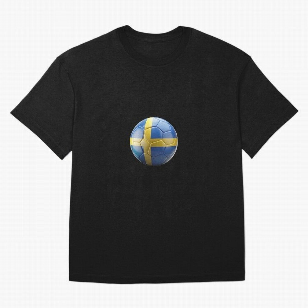 Sweden Football Oversized T-Shirt Follow Every Goal of FIFA World Cup 2026 Group Stage Celebrating Cristiano Ronaldo, France Energy, Classic Soccer Heritage, Championship Pressure, Fan Loyalty and International Pride; Made for Die Hard Supporters,