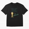 Pixel Art World Cup Trophy Retro 16 Bit Video Game Football Oversized T-Shirt Discover Global Football Passion for FIFA World Cup 2026, Inspired by Mbappe, Portugal, Classic Soccer Heritage, Championship Pressure, Fan Loyalty and International