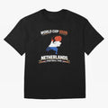 Netherlands Football Fan World Cup 2026 - Dutch Map Vintage Art Oversized T-Shirt Follow Every Goal of Match Day Hype around FIFA World Cup 2026 USA Canada Mexico, Mbappe, Portugal, Match Day Excitement, Supporter Culture, Golden Goals and Global