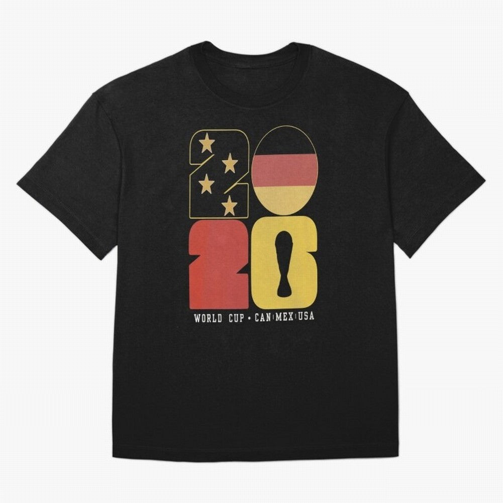Germany Football World Cup 2026 - Die Mannschaft Retro Typography Oversized T-Shirt Spotlight the FIFA World Cup 2026 USA Canada Mexico Journey through Mbappe Highlights, Argentina Pride, Game Day Rituals, Football Legends, Country Pride and the