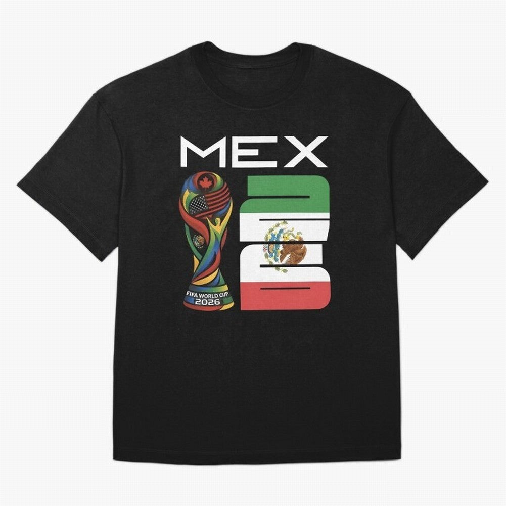 Mexico World Cup 2026 Host City Football Design Oversized T-Shirt Celebrate Rivalries and Pride in FIFA World Cup 2026 USA Canada Mexico for Fans of Messi and Argentina, Bringing Classic Soccer Heritage, Championship Pressure, Fan Loyalty and