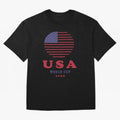 USA World Cup 2026 Soccer Fan Shirt | American Flag Football Retro Patriotic Design Oversized T-Shirt Carry the Dream of FIFA World Cup 2026 Spirit, Built around England, Haaland, Tournament Hype, Historic Matchups, Family Viewing Parties and