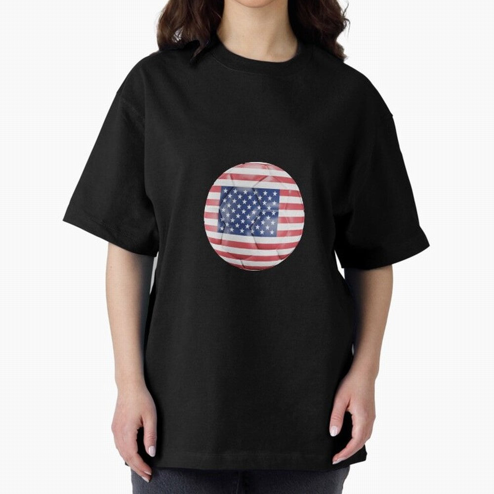 United States Soccer Oversized T-Shirt Follow the Road to the FIFA World Cup 2026 USA Canada Mexico Journey through Messi, Neymar and Mbappe Highlights, Portugal, Spain and Germany Pride, Football Passion, Legendary Performances, Festival Vibes and