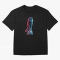 Neon Alpha Wolf with Soccer Ball | Futuristic Sports Fantasy Art Oversized T-Shirt Fuel Your Fan Pride for FIFA World Cup 2026 Spirit, Centered on England, CR7, Classic Soccer Heritage, Championship Pressure, Fan Loyalty and International Pride;