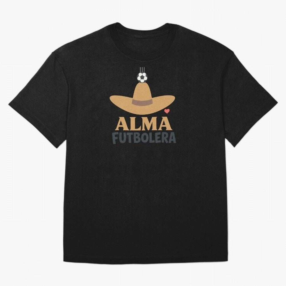 Alma Futbolera Oversized T-Shirt Represent Fans Who Live for FIFA World Cup 2026 USA Canada Mexico for Fans of Neymar and Argentina, Bringing Football Passion, Legendary Performances, Festival Vibes and Supporter Community; Ideal for Passionate