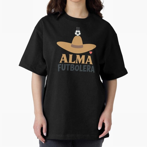 Alma Futbolera Oversized T-Shirt Represent Fans Who Live for FIFA World Cup 2026 USA Canada Mexico for Fans of Neymar and Argentina, Bringing Football Passion, Legendary Performances, Festival Vibes and Supporter Community; Ideal for Passionate