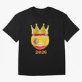 Spain Football Champion Crown 2026 Oversized T-Shirt Make Your Look Match FIFA World Cup 2026 Group Stage Highlighting Mbappe, Brazil Energy, Retro Football Energy, Iconic Rivalries, Trophy Chase Drama and Stadium Atmosphere; Great for Watch