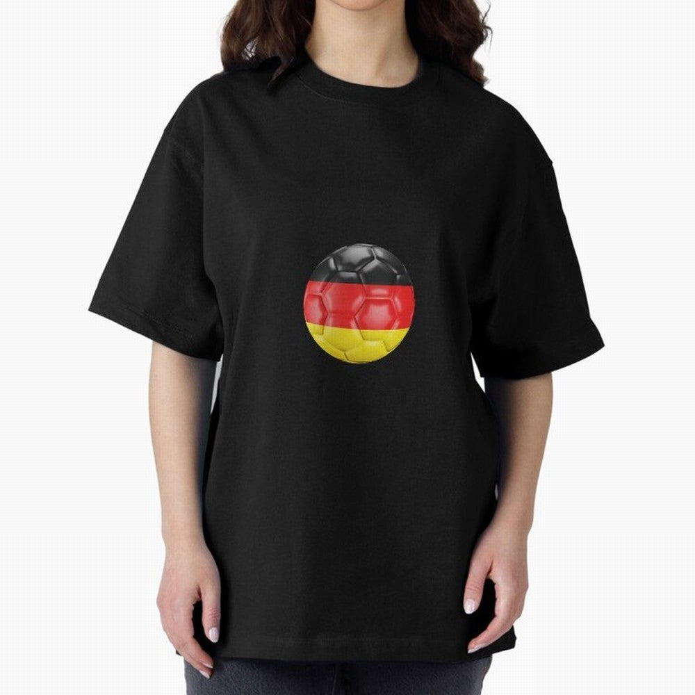 Germany Oversized T-Shirt Show Love for Legendary Goals in FIFA World Cup 2026 USA Canada Mexico for Fans of Haaland and Mbappe and Portugal, Spain and Germany, Bringing Sports Nostalgia, International Competition, Famous Players and Unforgettable