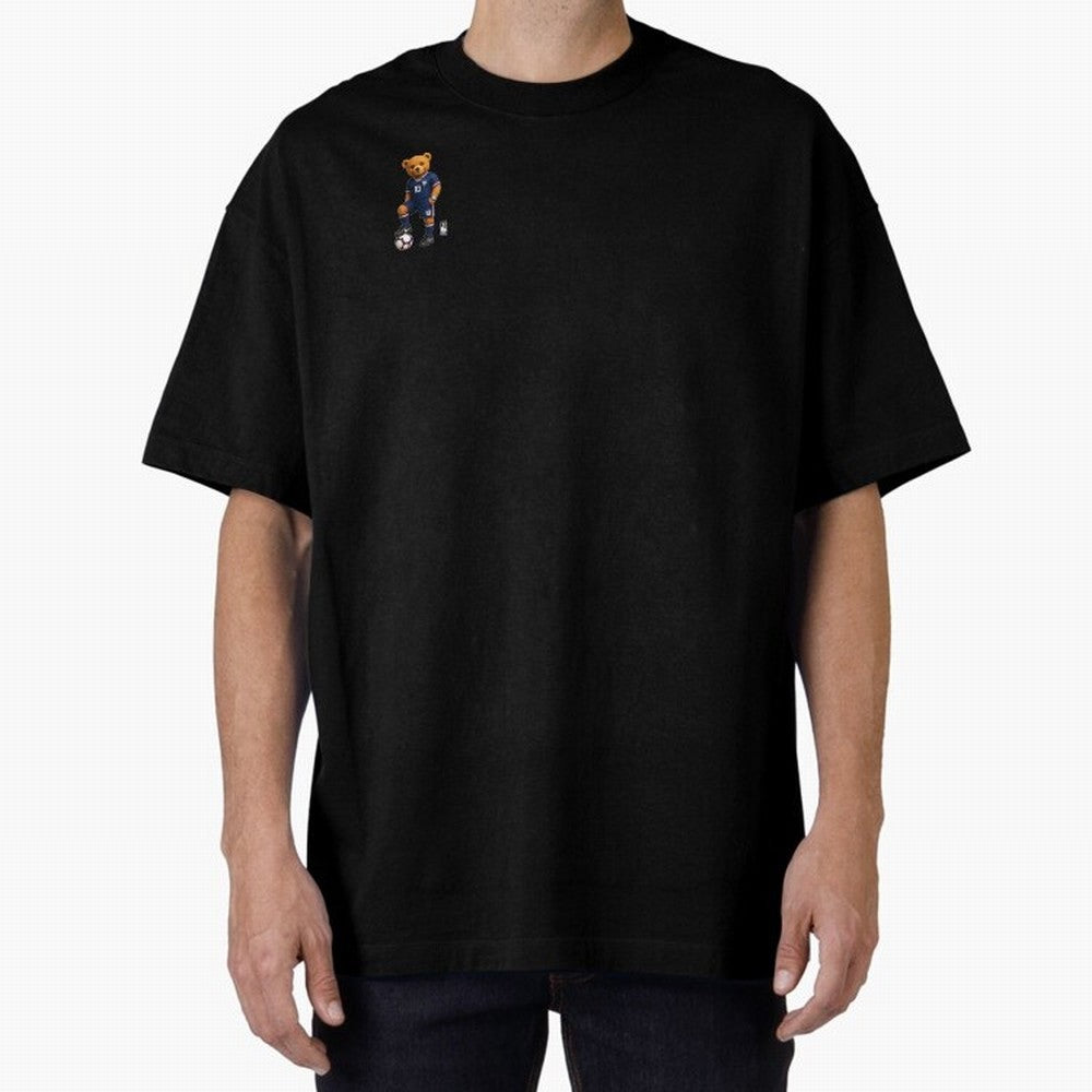 France Soccer Bear World Cup Teddy Bear Oversized T-Shirt Keep the Match Day Mood of Match Day Hype around FIFA World Cup 2026, Messi, Argentina, France and Brazil, Goal Celebration Energy, Supporter Heritage, Football Icons and Worldwide