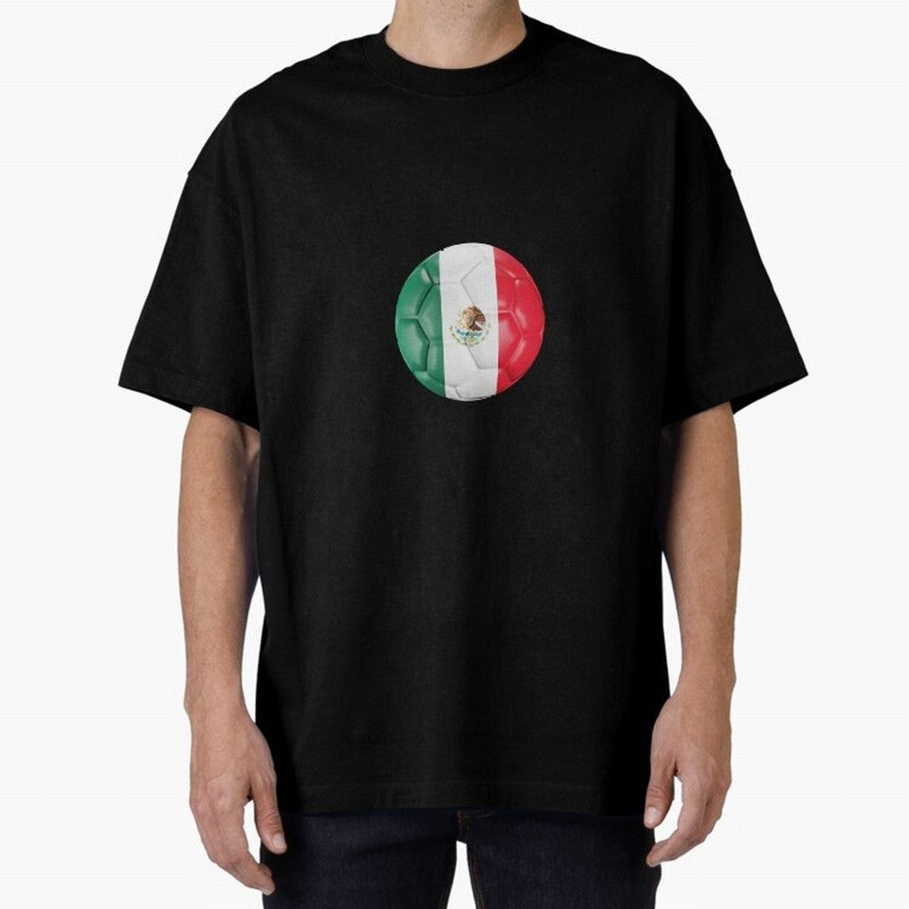 Mexico Football Oversized T-Shirt Support the Legends of the FIFA World Cup 2026 Group Stage Journey through CR7 Highlights, England, France and Netherlands Pride, Championship Spirit, Famous Goals, Roaring Crowds and International Football Unity;