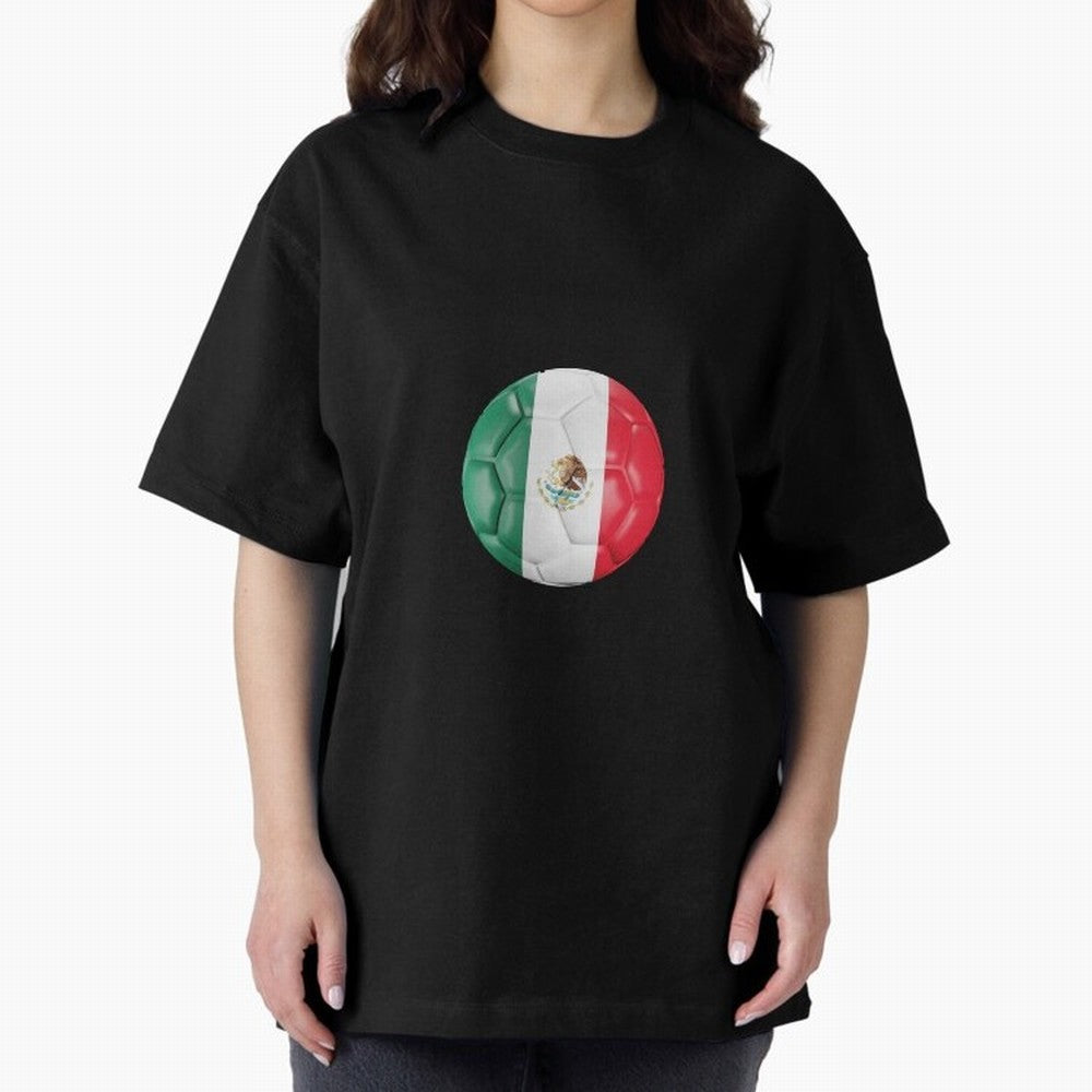 Mexico Football Oversized T-Shirt Support the Legends of the FIFA World Cup 2026 Group Stage Journey through CR7 Highlights, England, France and Netherlands Pride, Championship Spirit, Famous Goals, Roaring Crowds and International Football Unity;