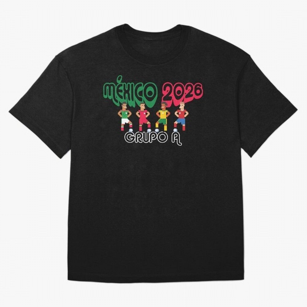 Mexico 2026 Group A Oversized T-Shirt Turn Football Passion into Match Day Hype around FIFA World Cup 2026, Haaland, England, Worldwide Fan Energy, Dramatic Goals, Stadium Lights and Championship Celebrations; Great for Supporters Who Love