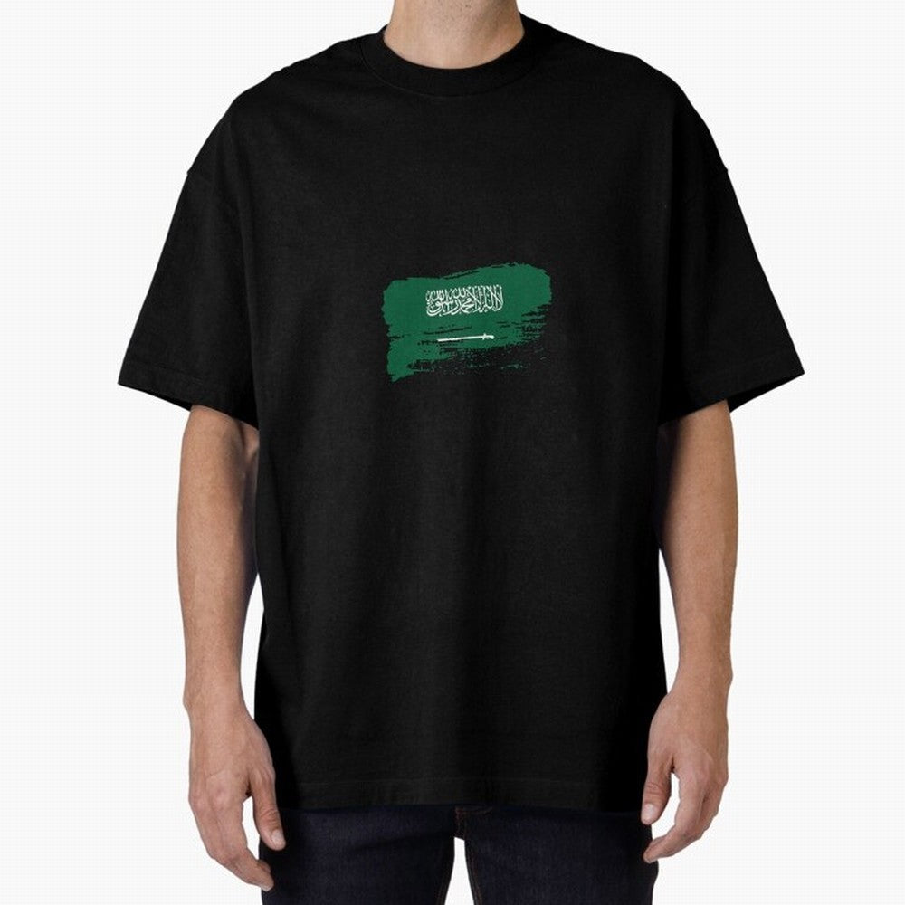 Saudi Arabia Oversized T-Shirt Stand with Global Football Passion for FIFA World Cup 2026, Capturing Cristiano Ronaldo, Portugal, Spain and Germany, Fan Favorite Moments, National Team Passion, Big Match Drama and Soccer History; Built for