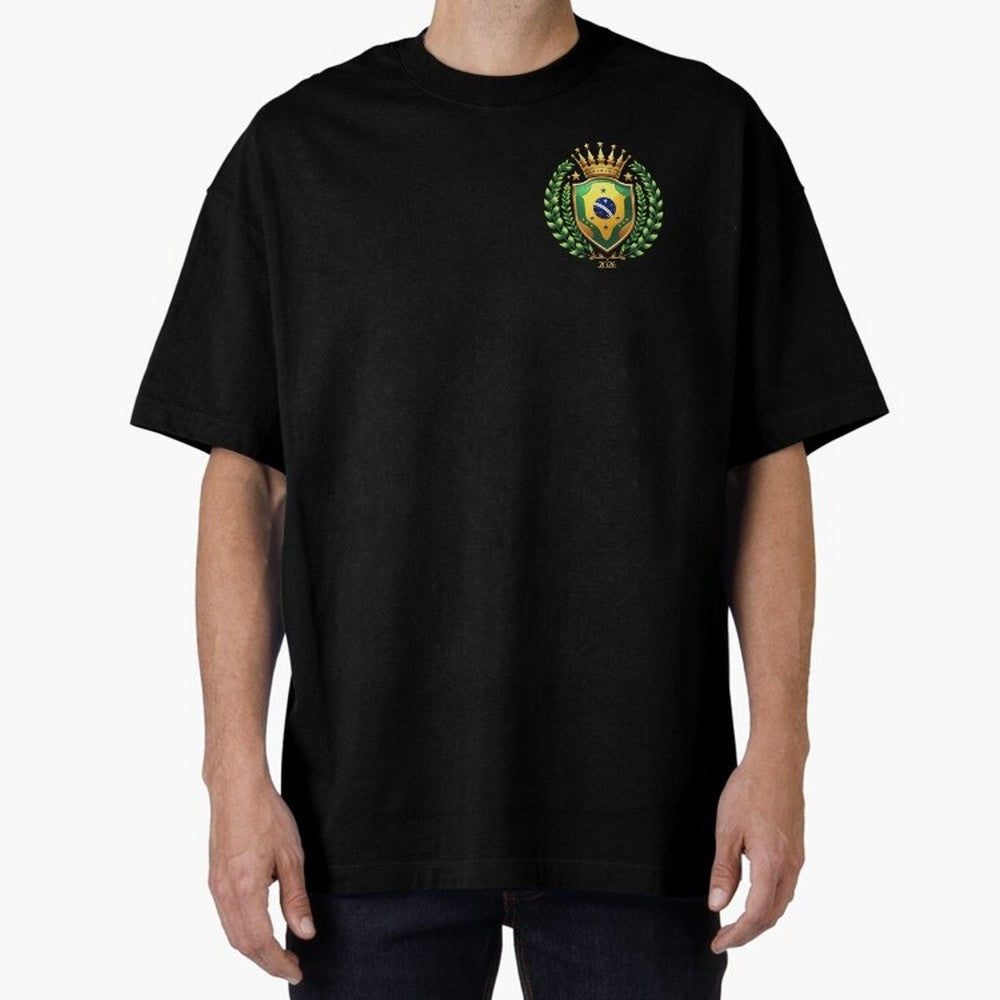 Brazil World Cup 2026 Oversized T-Shirt Capture Stadium Memories from Match Day Hype around FIFA World Cup 2026, Neymar, Brazil, Worldwide Fan Energy, Dramatic Goals, Stadium Lights and Championship Celebrations; Perfect for Supporters Who Want