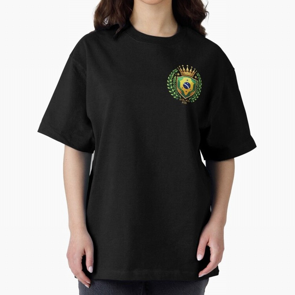 Brazil World Cup 2026 Oversized T-Shirt Capture Stadium Memories from Match Day Hype around FIFA World Cup 2026, Neymar, Brazil, Worldwide Fan Energy, Dramatic Goals, Stadium Lights and Championship Celebrations; Perfect for Supporters Who Want