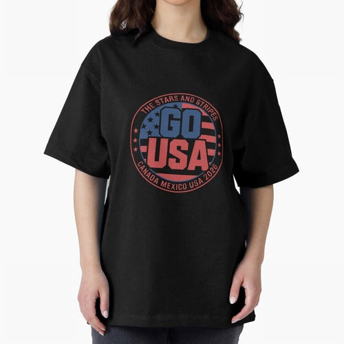 2026 USA Soccer Mexico Canada Oversized T-Shirt Relive the Noise and Pride of the FIFA World Cup 2026 USA Canada Mexico Journey through Cristiano Ronaldo Highlights, England and Germany Pride, Tournament Hype, Historic Matchups, Family Viewing