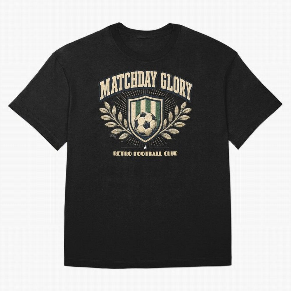 Matchday Glory Vintage Football Club Heritage Shield Emblem Oversized T-Shirt Feel the Heartbeat of the FIFA World Cup 2026 Group Stage Journey through Messi and Cristiano Ronaldo Highlights, Argentina Pride, Football Passion, Legendary