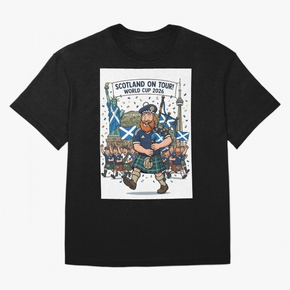 World Cup 2026 Tour Oversized T-Shirt Upgrade FIFA World Cup 2026 USA Canada Mexico Spirit, Filled with France and Portugal, Haaland, Supporter Pride, Iconic Celebrations, Legendary Names and Global Match Day Energy; Perfect for Fans, Collectors,
