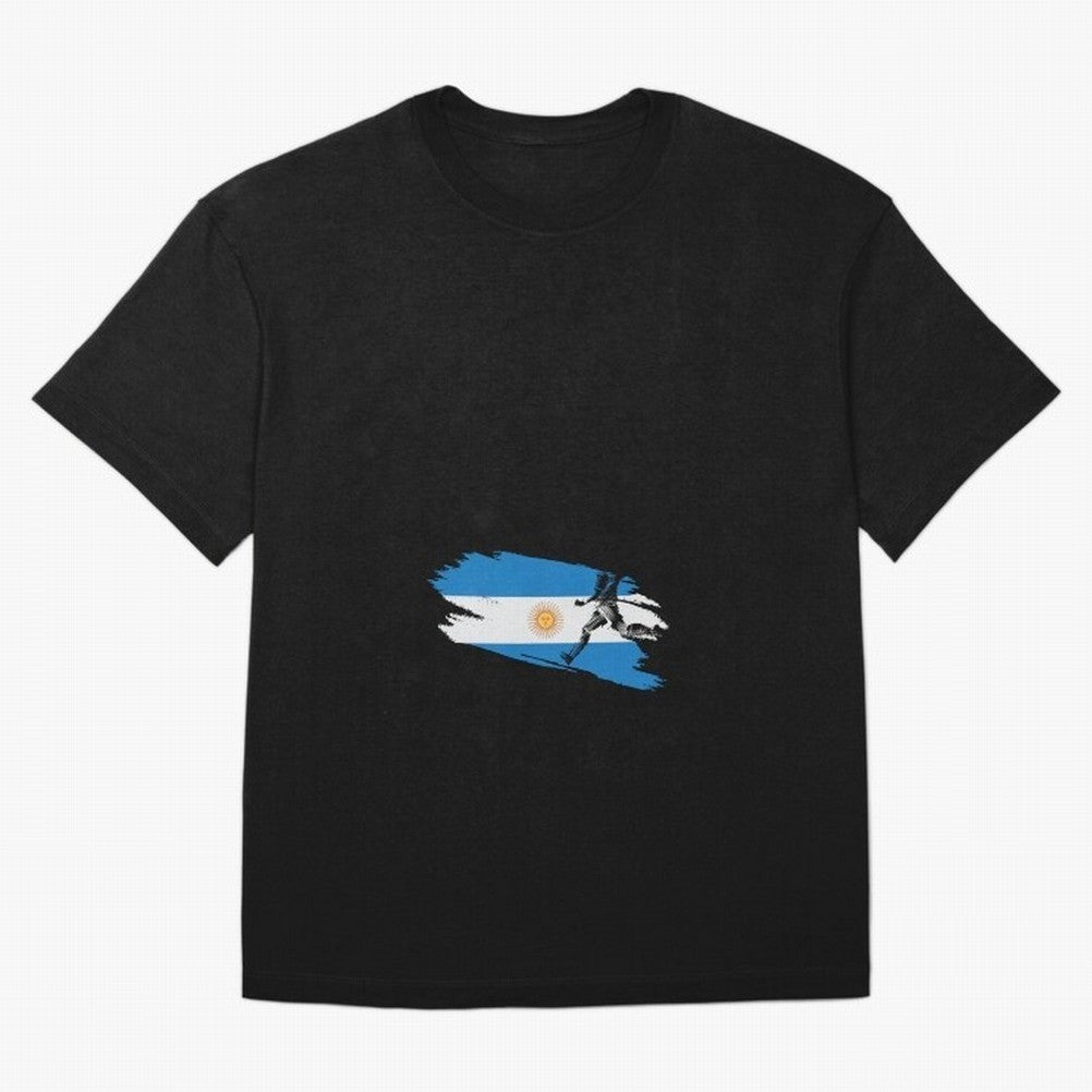Argentina 2026 ¨C Muchachos ¨C Rumbo a la Cuarta en USA 2026 Oversized T-Shirt Celebrate the Stars of the FIFA World Cup 2026 USA Canada Mexico Journey through Cristiano Ronaldo, Haaland and CR7 Highlights, Netherlands Pride, Vintage Soccer Flavor,