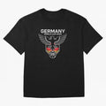 Germany National Football Team World Cup 2026 Eagle Logo Oversized T-Shirt Bring Bold Fan Energy to FIFA World Cup 2026 Group Stage Spirit, Connected to England, France and Netherlands, Mbappe and Neymar, Championship Spirit, Famous Goals, Roaring