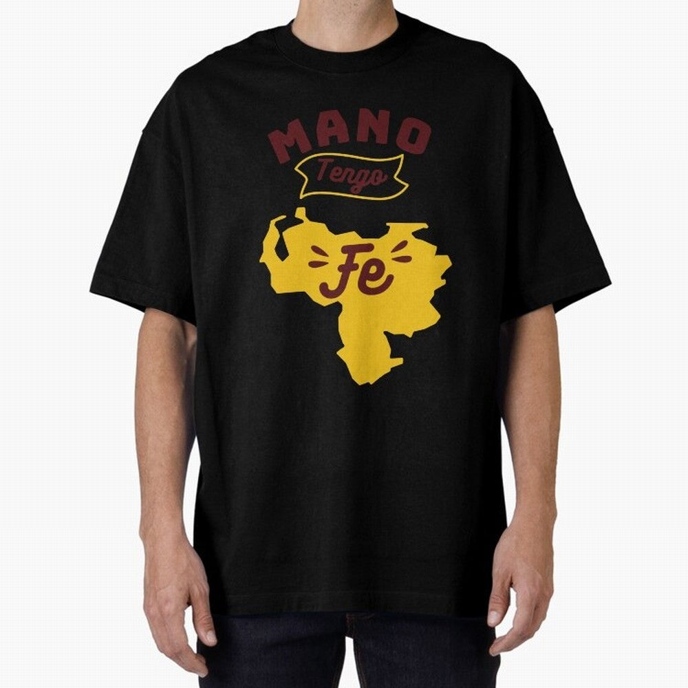HAND I HAVE FAITH Oversized T-Shirt Support FIFA World Cup 2026 Group Stage Inspired by CR7 and Messi, Germany Energy, Goal Celebration Energy, Supporter Heritage, Football Icons and Worldwide Tournament Joy; Perfect for Fans, Collectors, Family